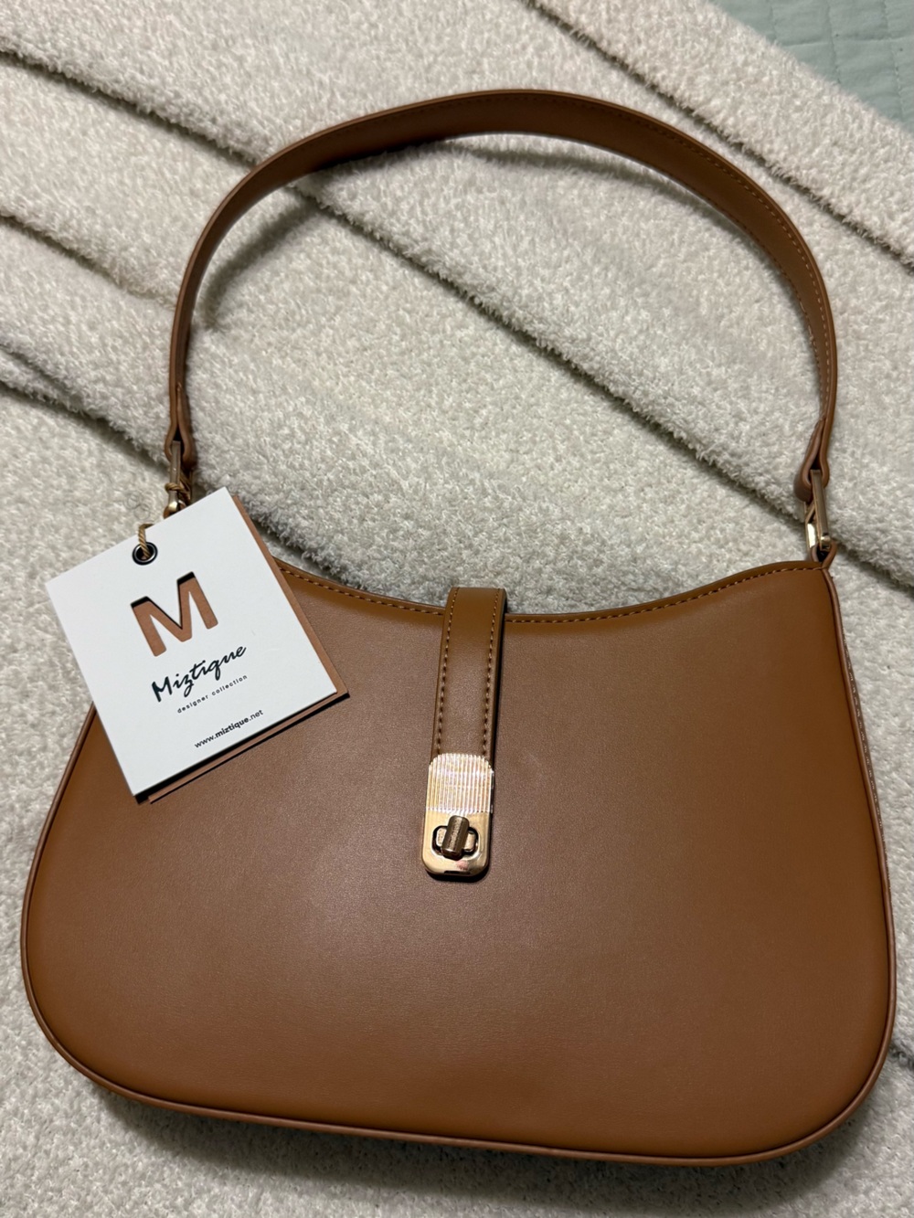 Miztique Brown Shoulder Bag – NEW WITH TAGS